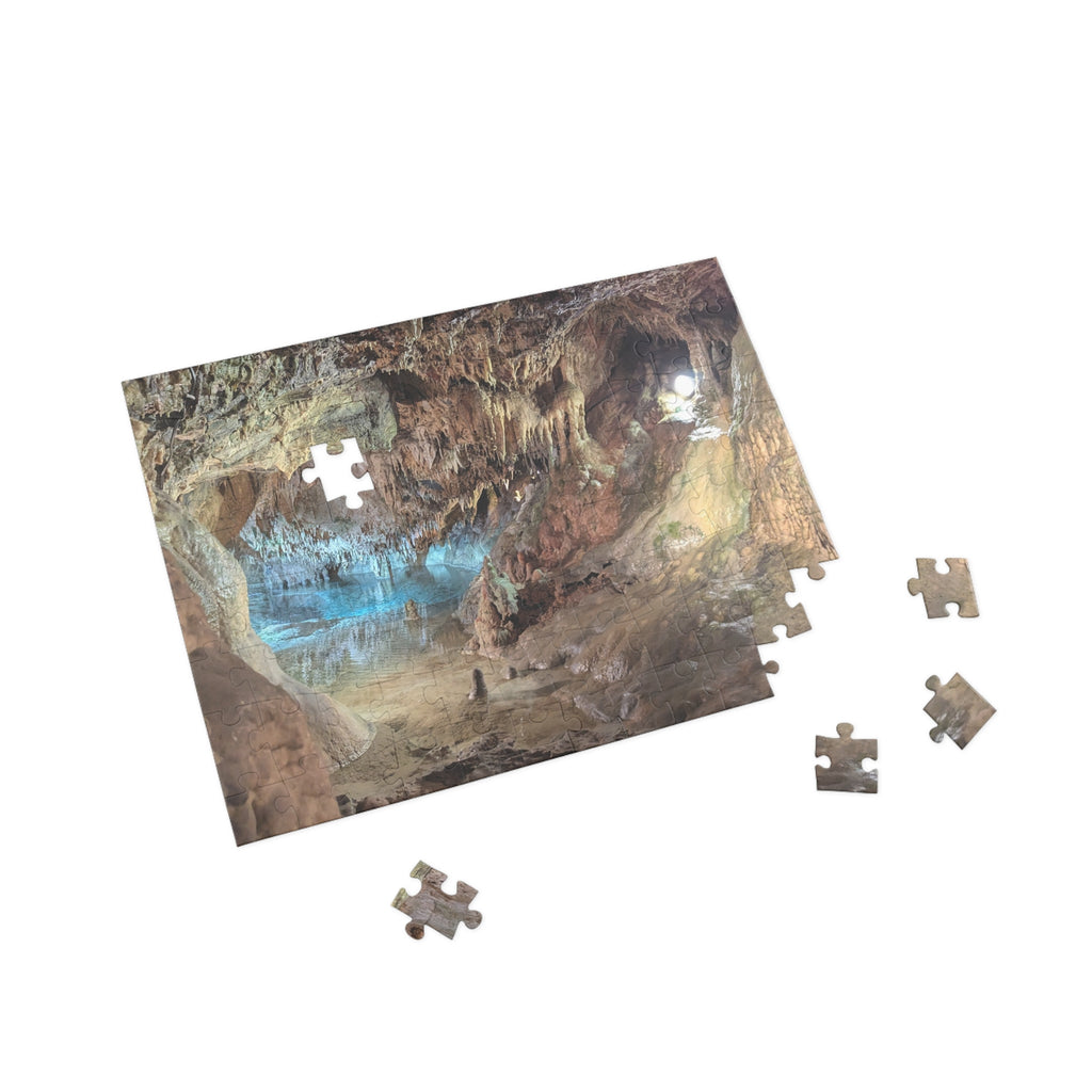 Real photo taken in the Indian Echo Caves in Pennsylvania on Puzzle (96, 252, 500, 1000-Piece)