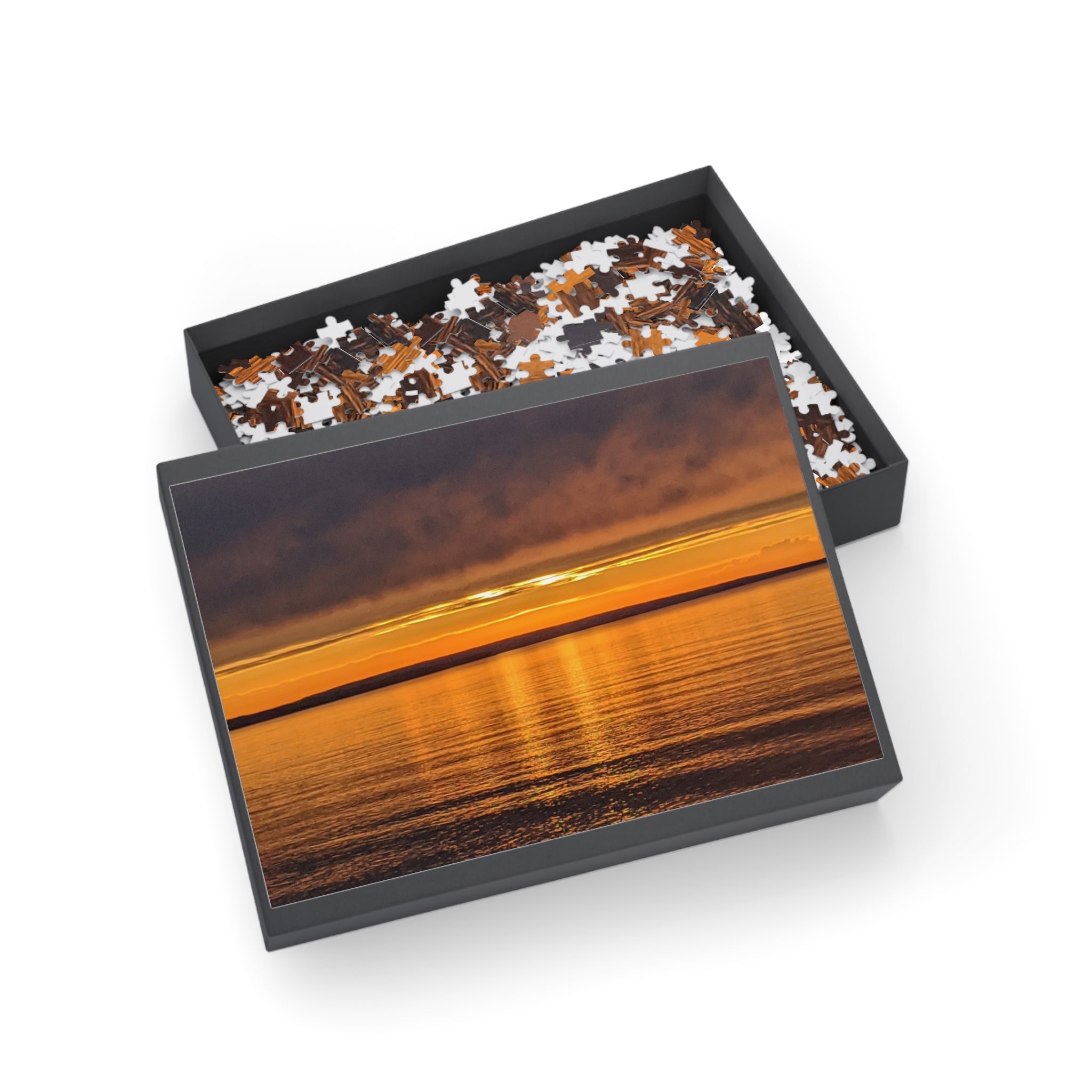 Sunset over a beach in northern Michigan Puzzle (96, 252, 500, 1000-Piece)
