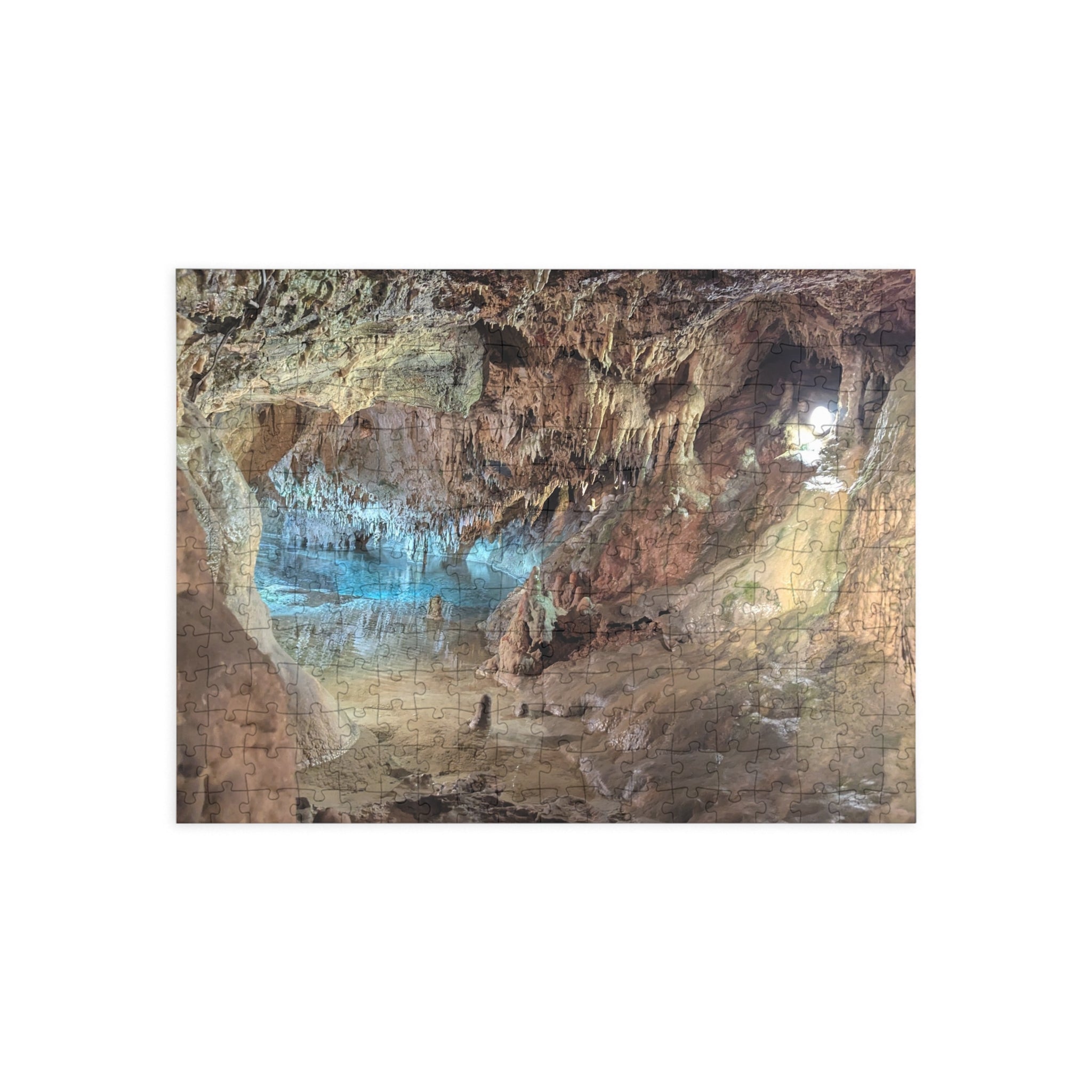 Real photo taken in the Indian Echo Caves in Pennsylvania on Puzzle (96, 252, 500, 1000-Piece)