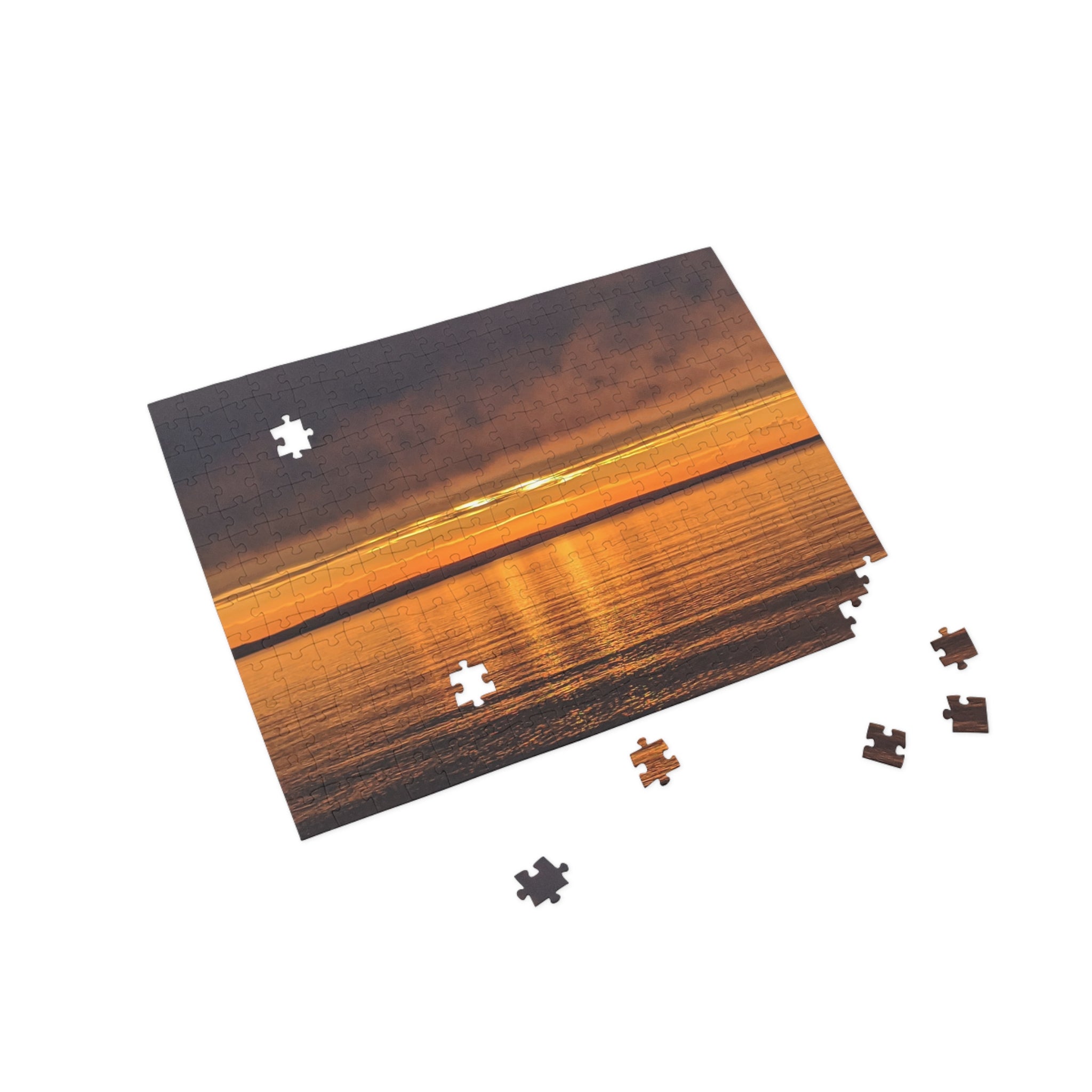 Sunset over a beach in northern Michigan Puzzle (96, 252, 500, 1000-Piece)