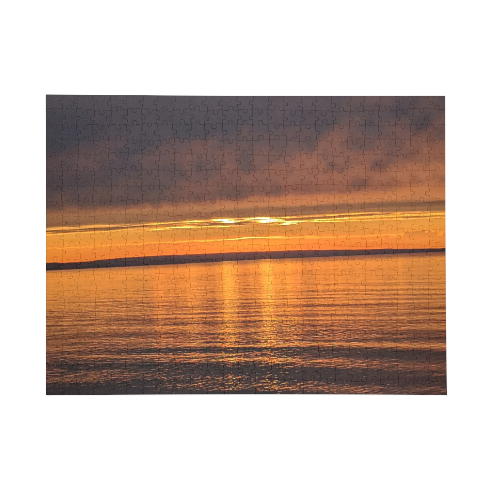 Sunset over a beach in northern Michigan Puzzle (96, 252, 500, 1000-Piece)